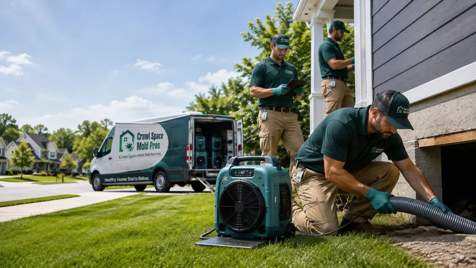 Crawl Space Mold Removal in Wheatland, WY